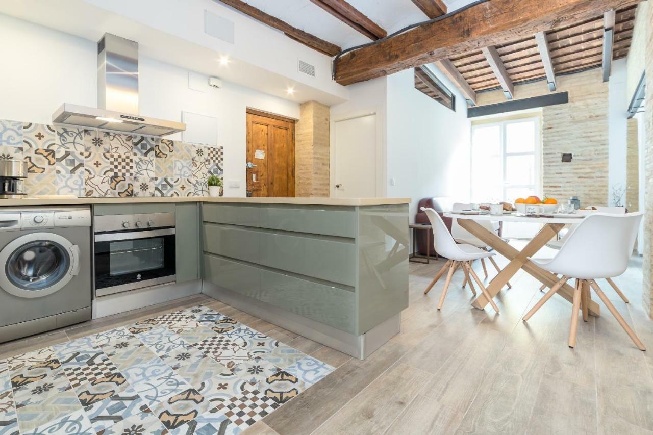 Florit Flats - Cathedral Luxury Terrace Flat 2Br 2Ba Ac Wifi Daire Valensiya Dış mekan fotoğraf